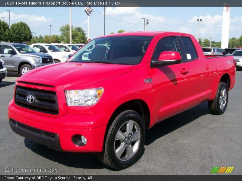 Radiant Red / Black 2010 Toyota Tundra TRD Sport Double Cab