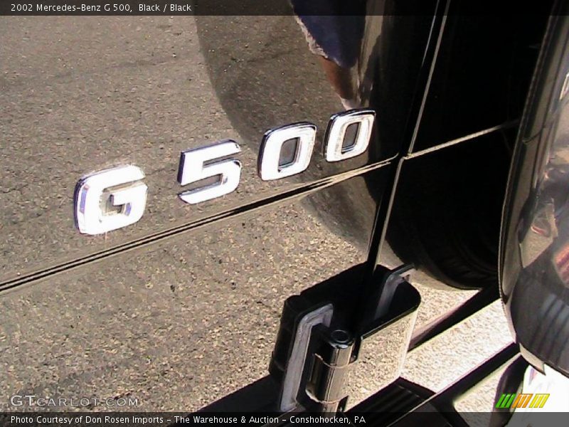 Black / Black 2002 Mercedes-Benz G 500