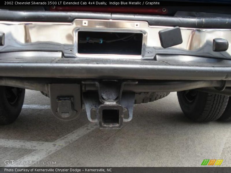 Indigo Blue Metallic / Graphite 2002 Chevrolet Silverado 3500 LT Extended Cab 4x4 Dually
