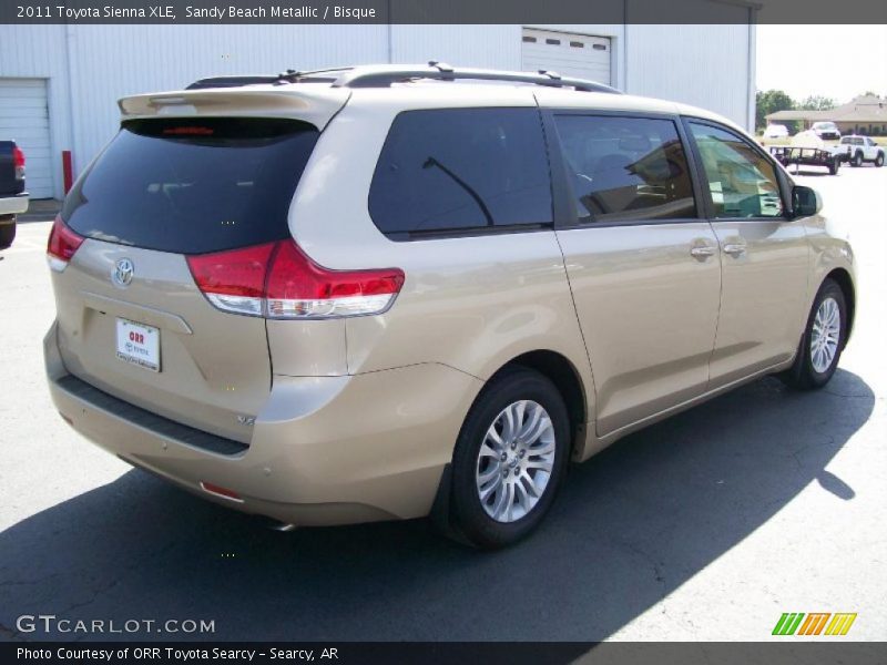 Sandy Beach Metallic / Bisque 2011 Toyota Sienna XLE