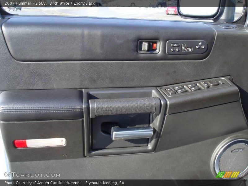 Birch White / Ebony Black 2007 Hummer H2 SUV
