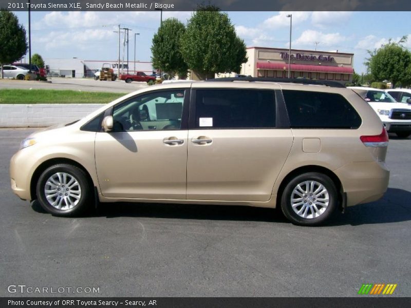 Sandy Beach Metallic / Bisque 2011 Toyota Sienna XLE