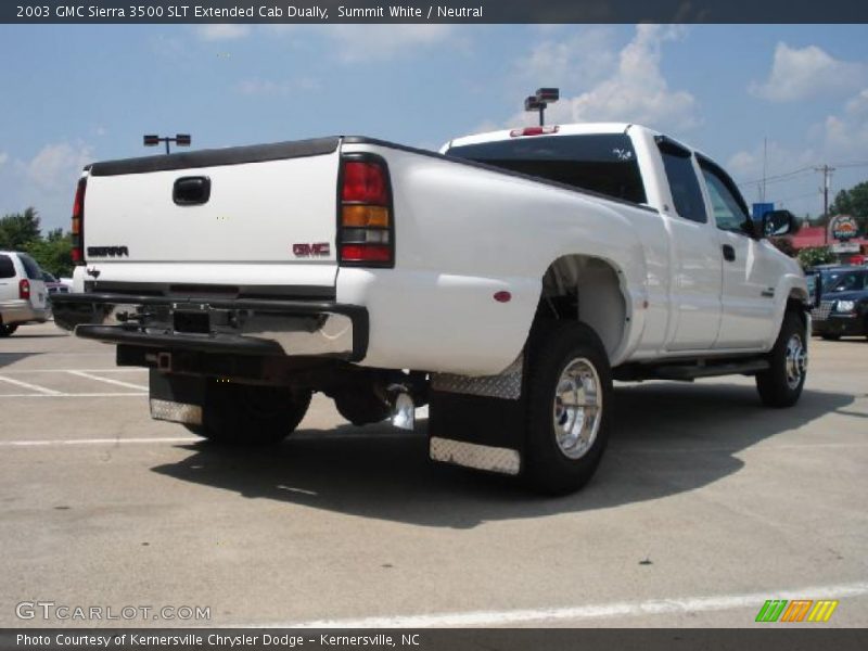 Summit White / Neutral 2003 GMC Sierra 3500 SLT Extended Cab Dually