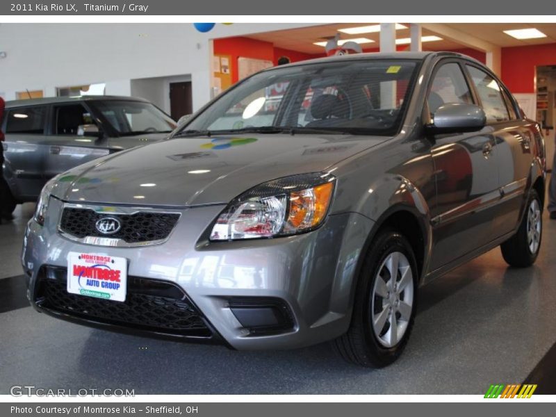 Titanium / Gray 2011 Kia Rio LX