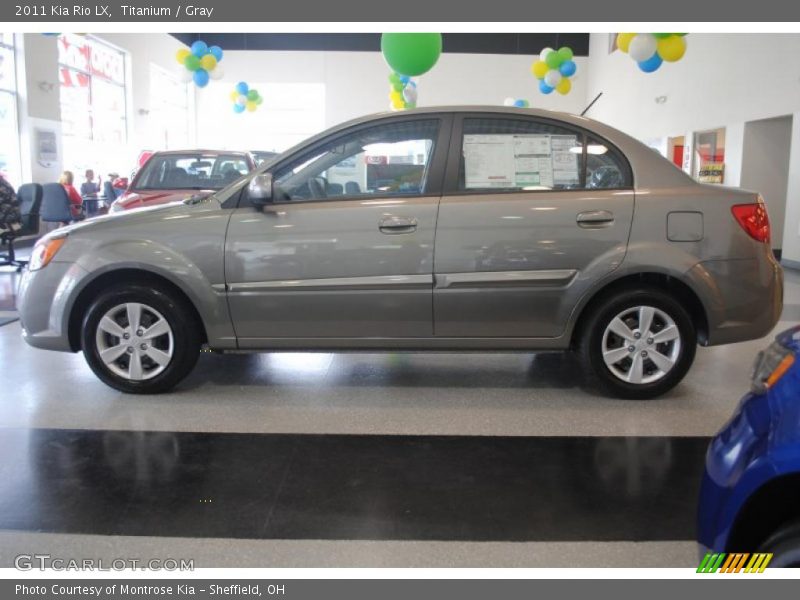 Titanium / Gray 2011 Kia Rio LX