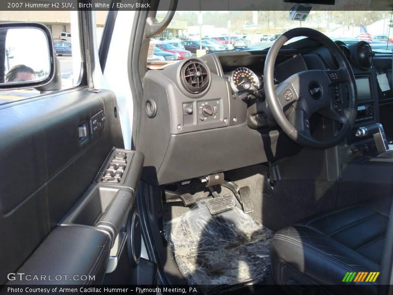 Birch White / Ebony Black 2007 Hummer H2 SUV