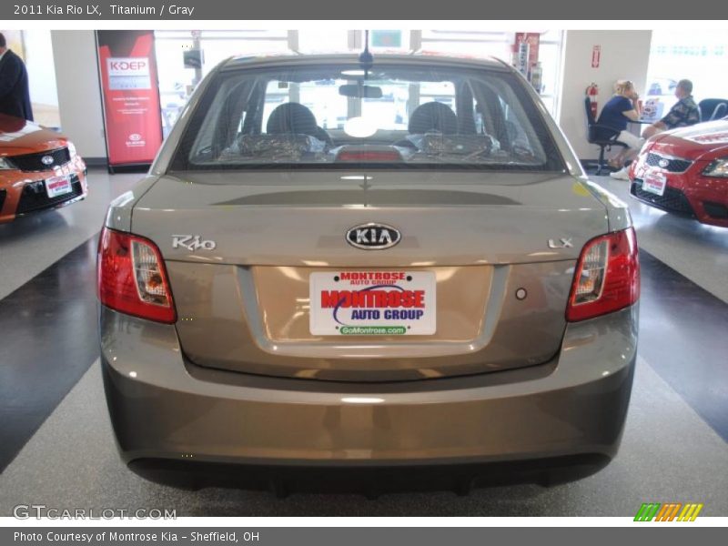 Titanium / Gray 2011 Kia Rio LX