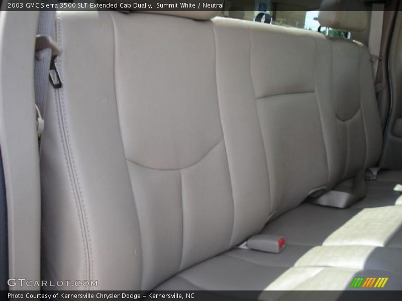 Summit White / Neutral 2003 GMC Sierra 3500 SLT Extended Cab Dually