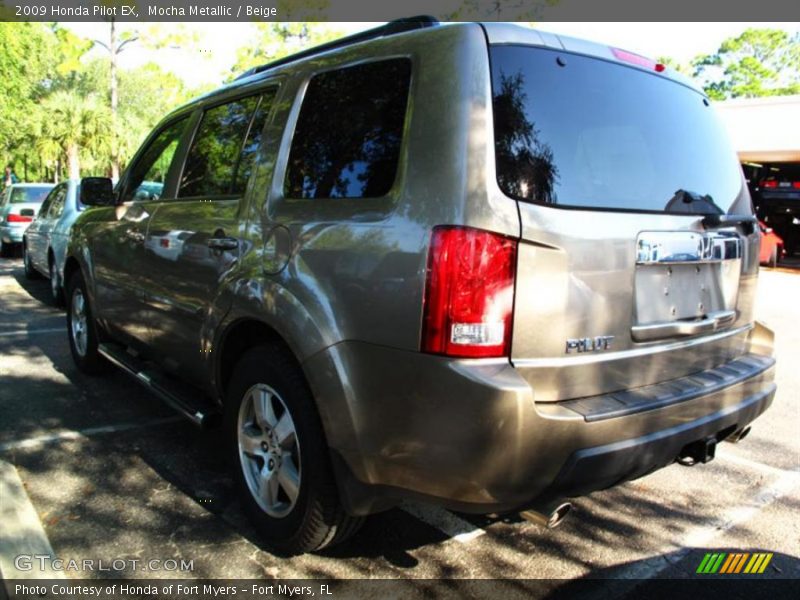 Mocha Metallic / Beige 2009 Honda Pilot EX