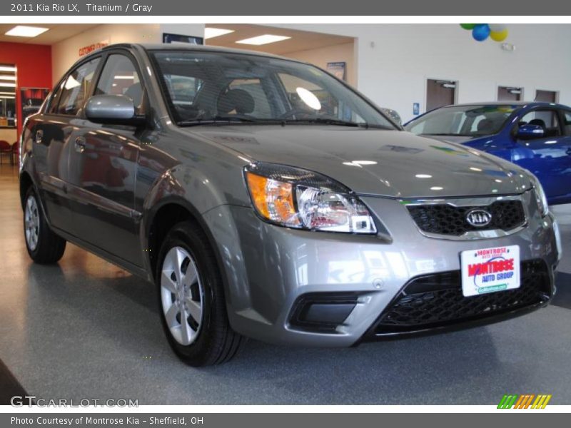 Titanium / Gray 2011 Kia Rio LX