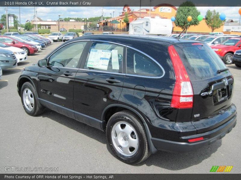 Crystal Black Pearl / Gray 2010 Honda CR-V LX