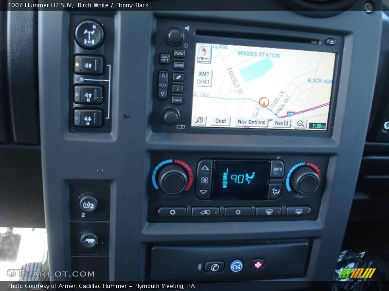 Birch White / Ebony Black 2007 Hummer H2 SUV