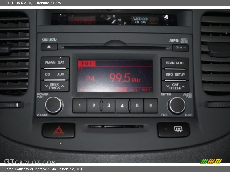 Titanium / Gray 2011 Kia Rio LX