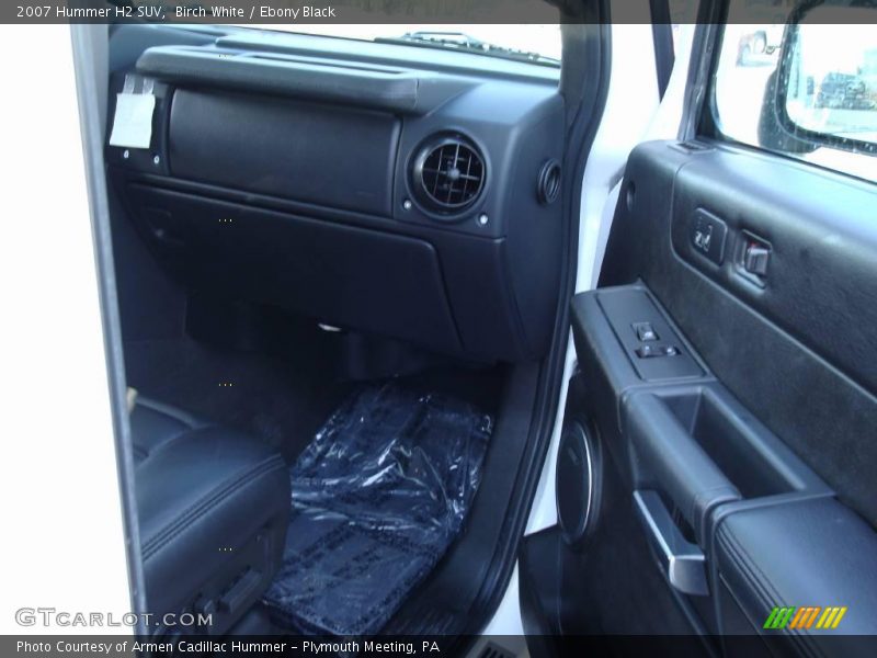 Birch White / Ebony Black 2007 Hummer H2 SUV