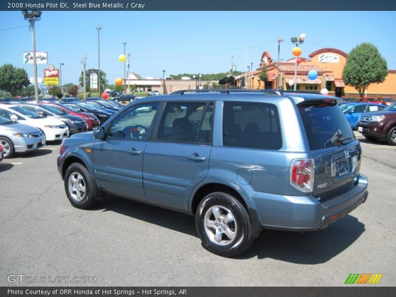 Steel Blue Metallic / Gray 2008 Honda Pilot EX