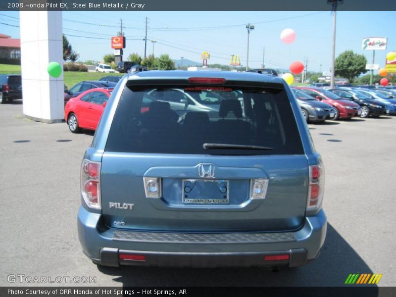 Steel Blue Metallic / Gray 2008 Honda Pilot EX