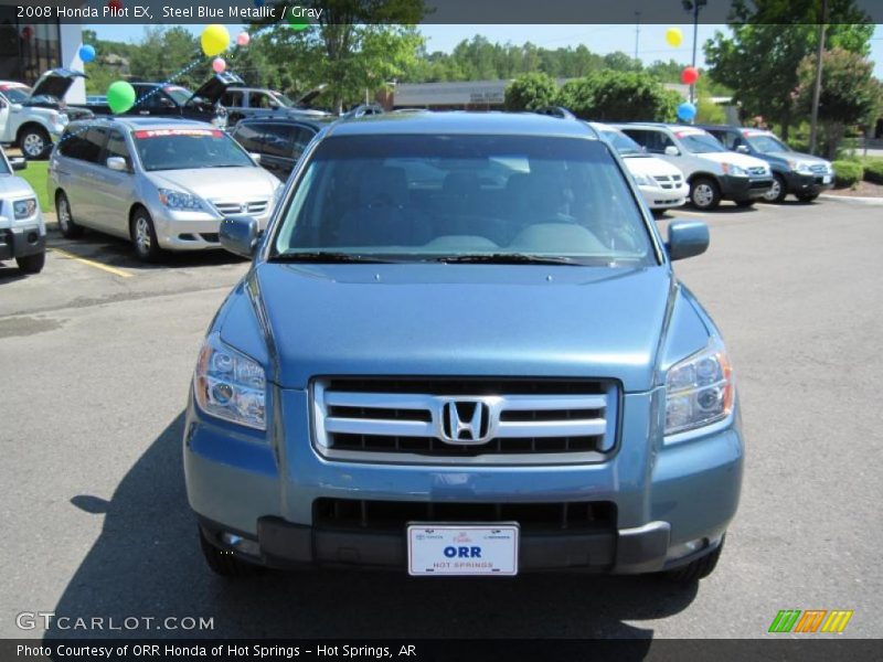 Steel Blue Metallic / Gray 2008 Honda Pilot EX