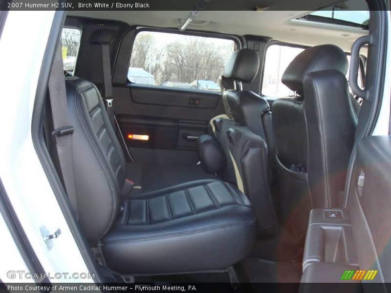 Birch White / Ebony Black 2007 Hummer H2 SUV