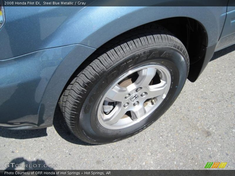 Steel Blue Metallic / Gray 2008 Honda Pilot EX