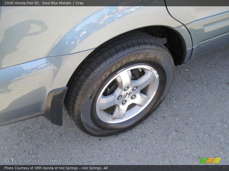 Steel Blue Metallic / Gray 2008 Honda Pilot EX
