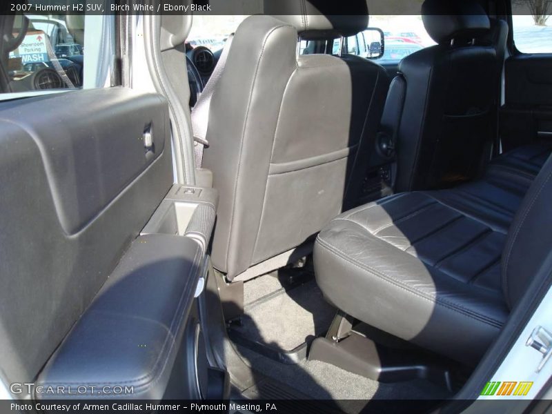 Birch White / Ebony Black 2007 Hummer H2 SUV
