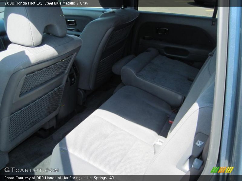 Steel Blue Metallic / Gray 2008 Honda Pilot EX