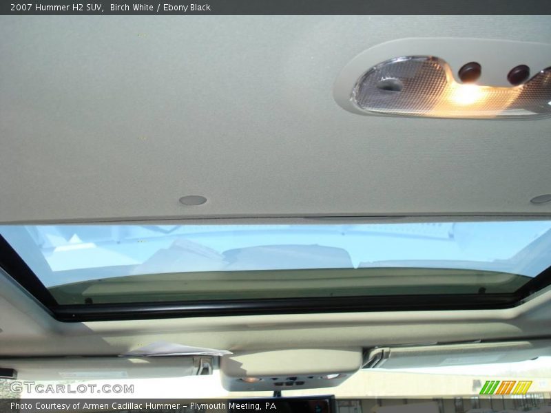Birch White / Ebony Black 2007 Hummer H2 SUV