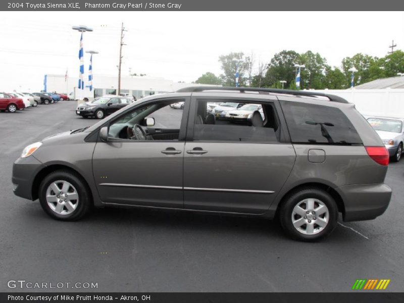 Phantom Gray Pearl / Stone Gray 2004 Toyota Sienna XLE