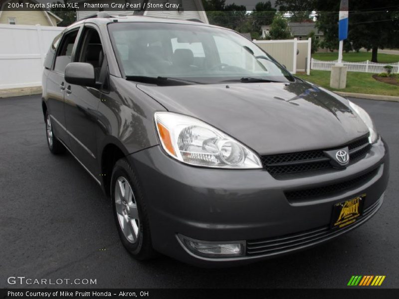 Phantom Gray Pearl / Stone Gray 2004 Toyota Sienna XLE