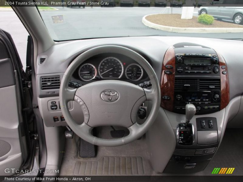 Phantom Gray Pearl / Stone Gray 2004 Toyota Sienna XLE