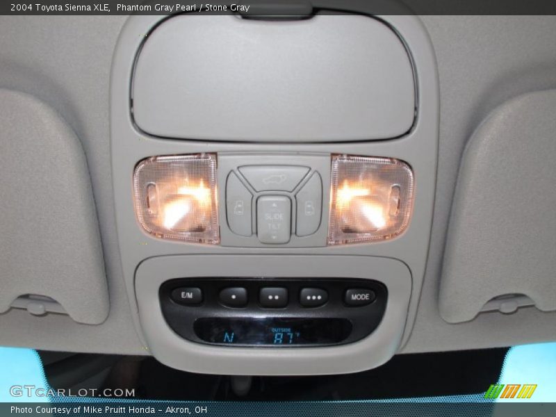 Phantom Gray Pearl / Stone Gray 2004 Toyota Sienna XLE