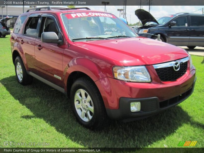 Redfire Metallic / Stone 2008 Mazda Tribute i Touring