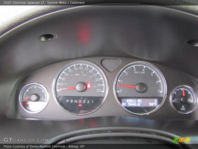 Summit White / Cashmere 2007 Chevrolet Uplander LT