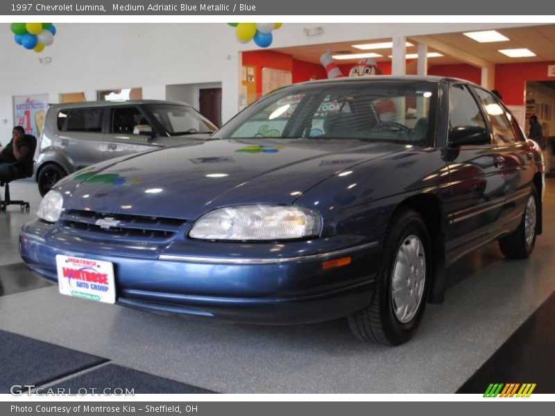 Medium Adriatic Blue Metallic / Blue 1997 Chevrolet Lumina