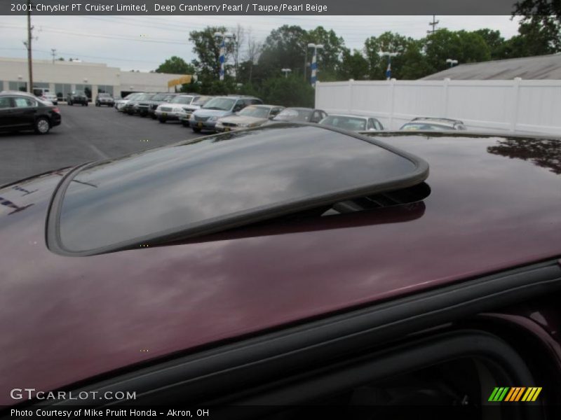 Deep Cranberry Pearl / Taupe/Pearl Beige 2001 Chrysler PT Cruiser Limited