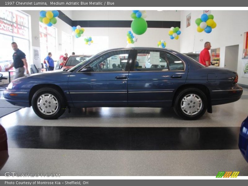 Medium Adriatic Blue Metallic / Blue 1997 Chevrolet Lumina