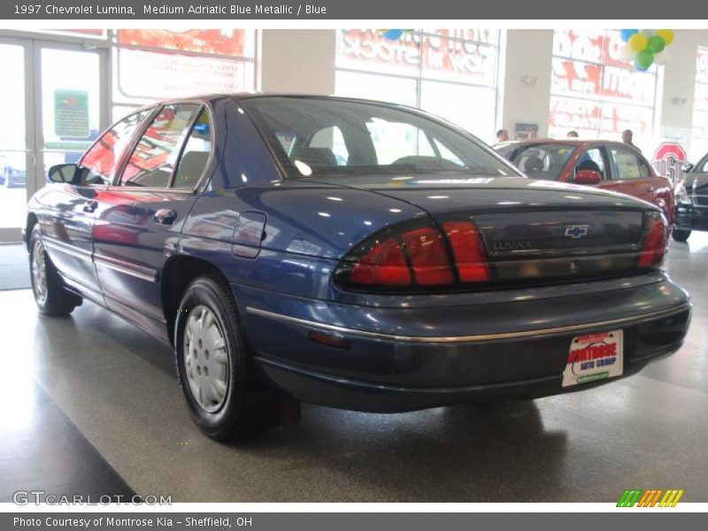 Medium Adriatic Blue Metallic / Blue 1997 Chevrolet Lumina