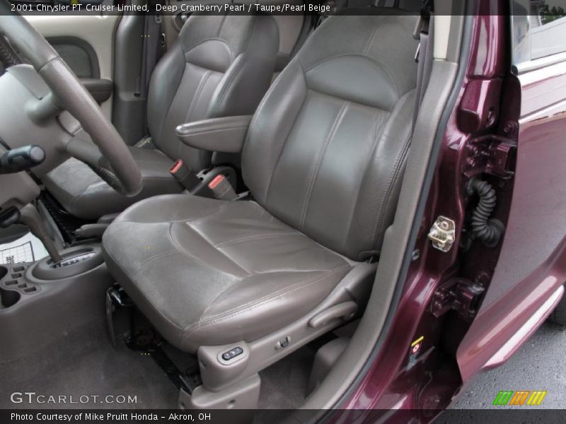 Deep Cranberry Pearl / Taupe/Pearl Beige 2001 Chrysler PT Cruiser Limited