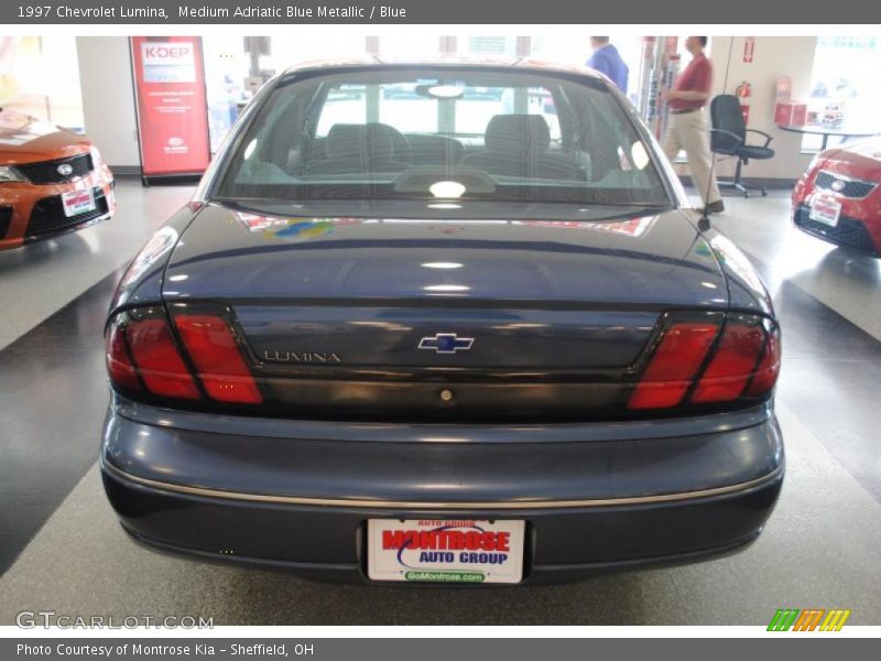 Medium Adriatic Blue Metallic / Blue 1997 Chevrolet Lumina
