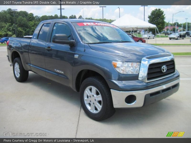 Slate Metallic / Graphite Gray 2007 Toyota Tundra SR5 Double Cab