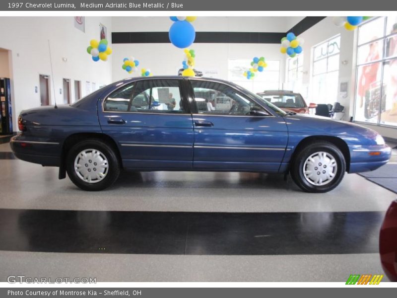 Medium Adriatic Blue Metallic / Blue 1997 Chevrolet Lumina