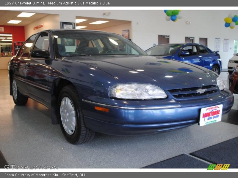 Medium Adriatic Blue Metallic / Blue 1997 Chevrolet Lumina
