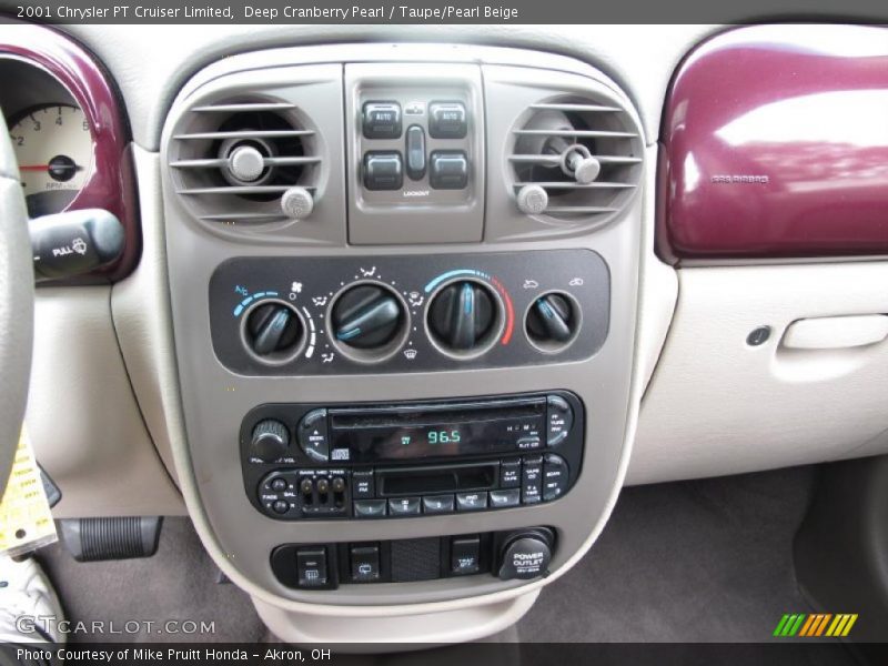 Deep Cranberry Pearl / Taupe/Pearl Beige 2001 Chrysler PT Cruiser Limited