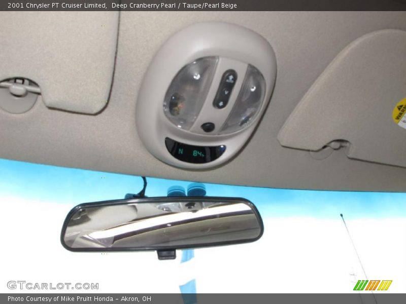 Deep Cranberry Pearl / Taupe/Pearl Beige 2001 Chrysler PT Cruiser Limited