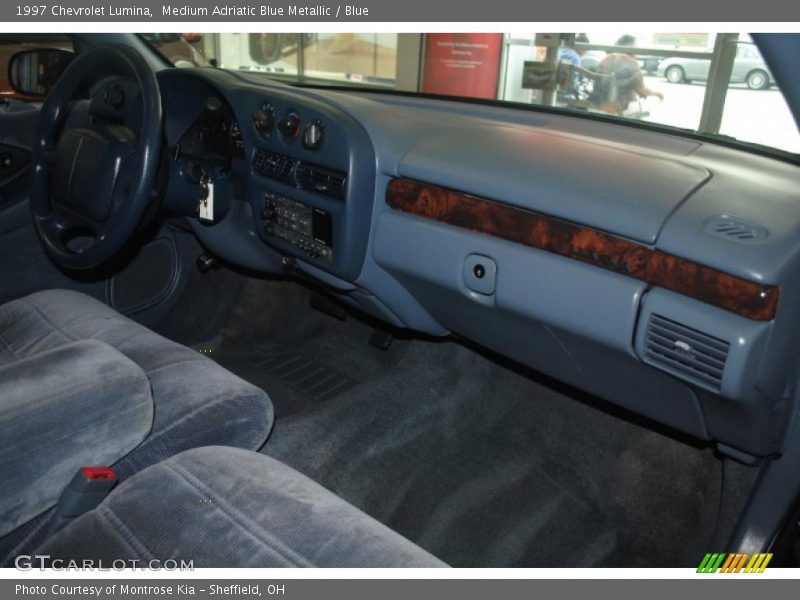 Medium Adriatic Blue Metallic / Blue 1997 Chevrolet Lumina