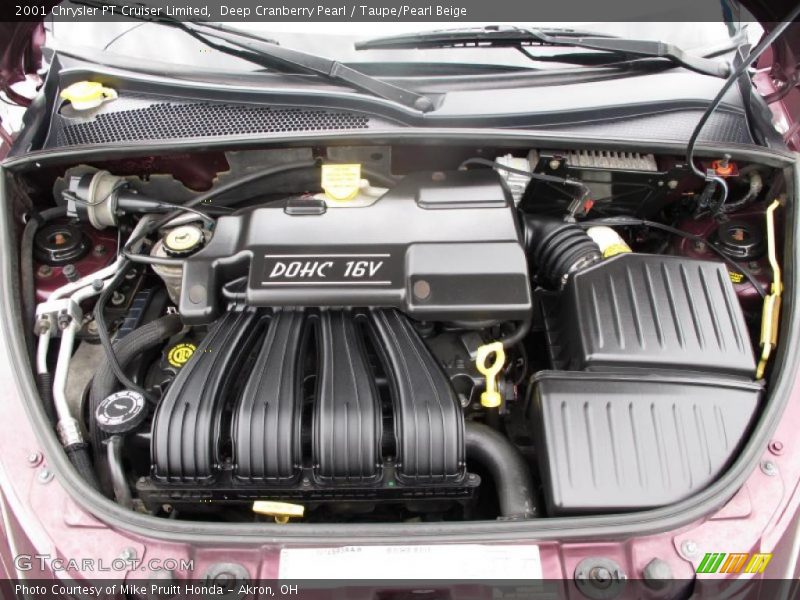 Deep Cranberry Pearl / Taupe/Pearl Beige 2001 Chrysler PT Cruiser Limited