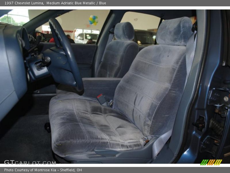 Medium Adriatic Blue Metallic / Blue 1997 Chevrolet Lumina