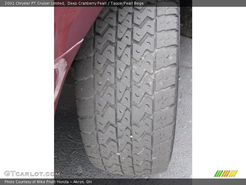 Deep Cranberry Pearl / Taupe/Pearl Beige 2001 Chrysler PT Cruiser Limited