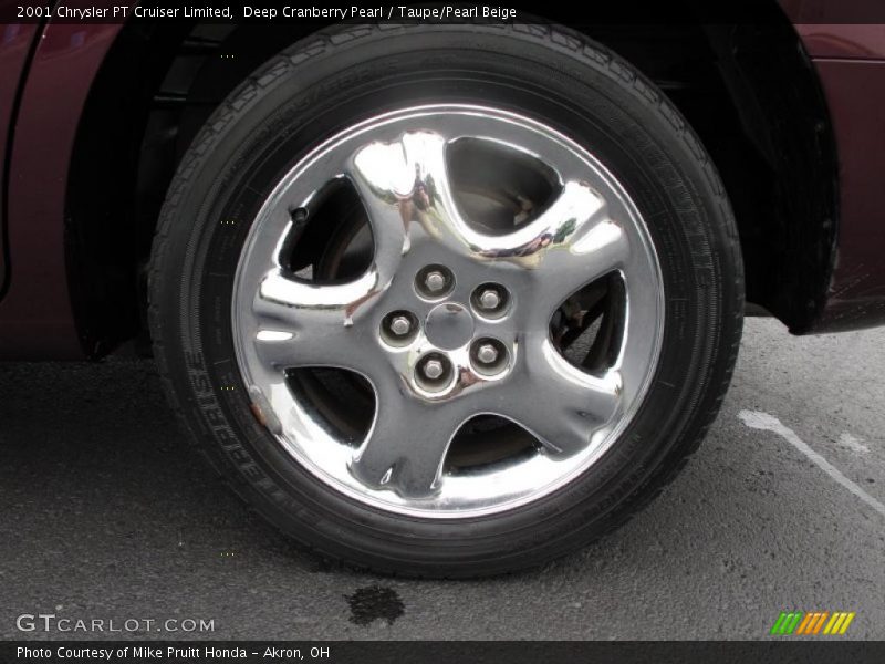 Deep Cranberry Pearl / Taupe/Pearl Beige 2001 Chrysler PT Cruiser Limited