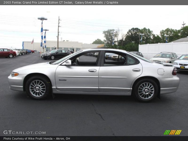 Galaxy Silver Metallic / Graphite 2003 Pontiac Grand Prix Limited Edition GT Sedan